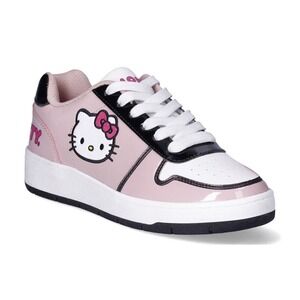 Hello Kitty Sanrio Women's Size 10 Pink White Cute Casual Court Sneakers New